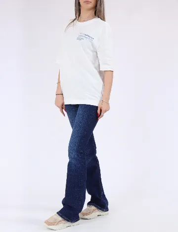 Tricou Only, alb