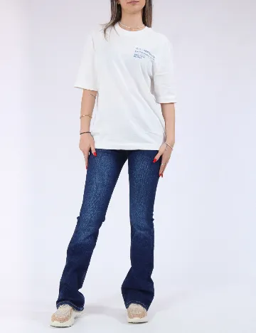 Tricou Only, alb