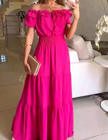 Rochie lunga SHEIN, roz