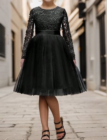 Rochie Shein Kids, negru