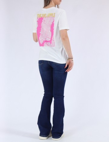 Tricou Only, alb