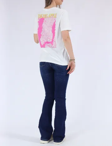 Tricou Only, alb