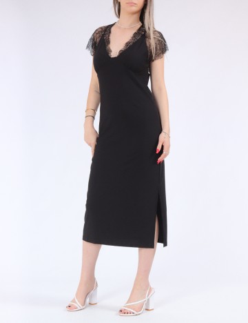 Rochie lunga Only, negru