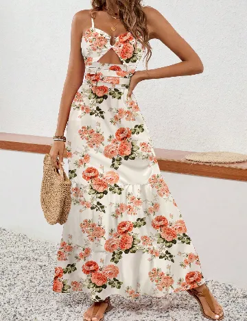 Rochie lunga SHEIN, floral print