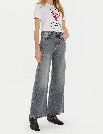 Tricou Only, alb
