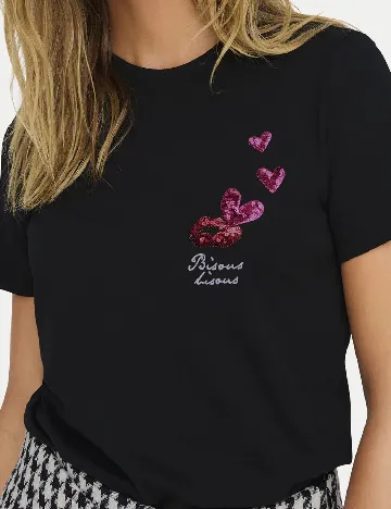 Tricou Only, negru