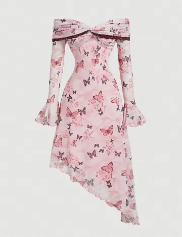 Rochie scurta SHEIN, roz