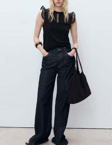 Bluza Mango, negru