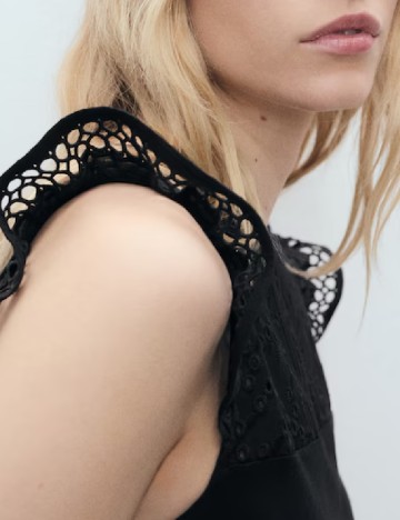 Bluza Mango, negru
