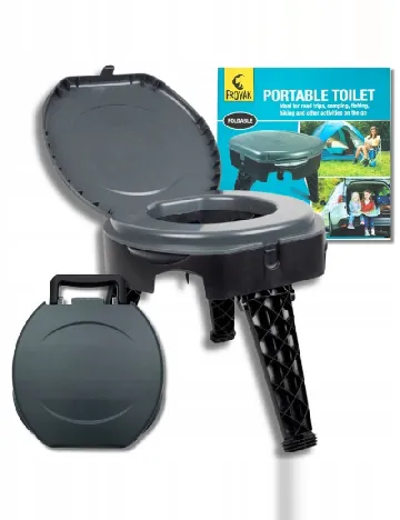 Toaleta portabila FROYAK, negru