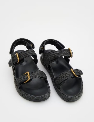 Sandale Reserved, negru