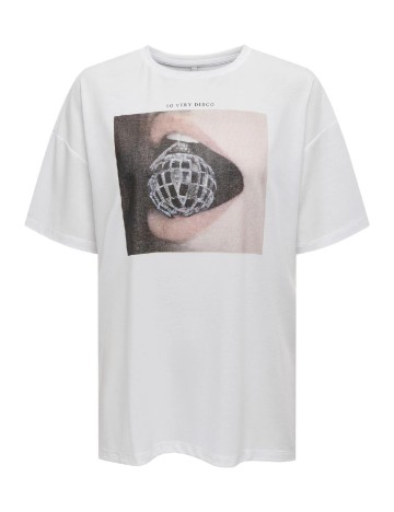Tricou Oversize Only, alb