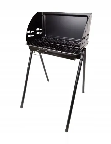 Gratar pe carbune BBQ TIME, negru
