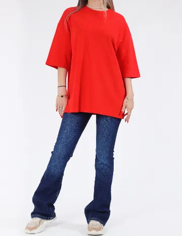 Tricou Oversize Only, rosu