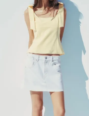 Top Zara, galben