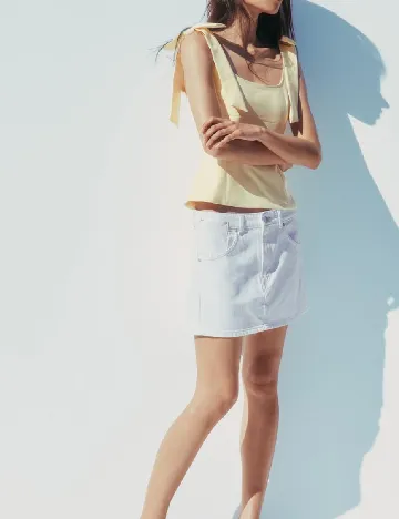 Top Zara, galben