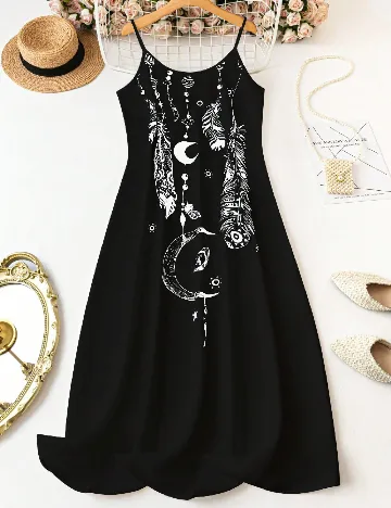 Rochie lunga SHEIN CURVE, negru