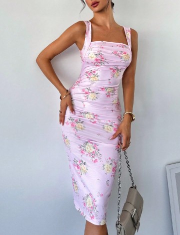 Rochie medie SHEIN, roz