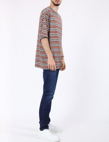 Tricou Jack&Jones, gri/maro