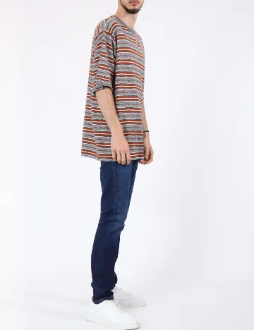 Tricou Jack&Jones, gri/maro