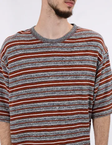 Tricou Jack&Jones, gri/maro