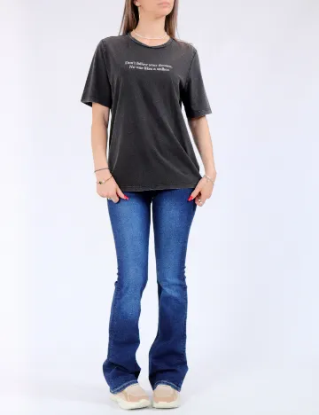 Tricou Only, gri