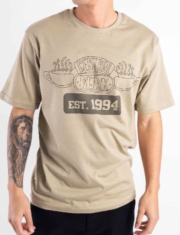 Tricou Only, bej