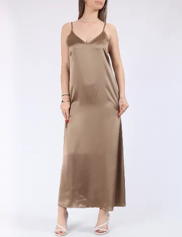 Rochie lunga Only, maro Maro