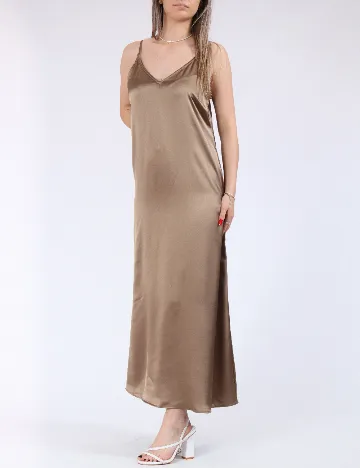 Rochie lunga Only, maro Maro