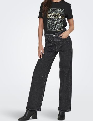 Tricou Only, negru
