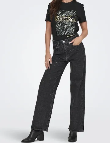 Tricou Only, negru