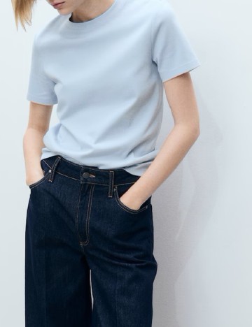 Tricou Mango, albastru