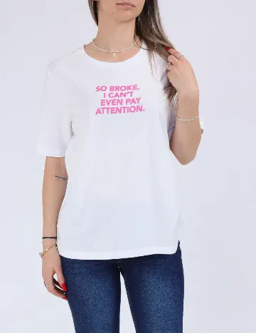 Tricou Only, alb