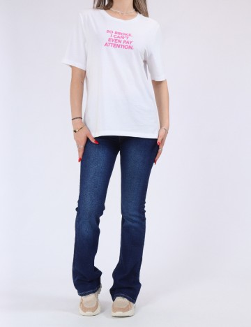 Tricou Only, alb
