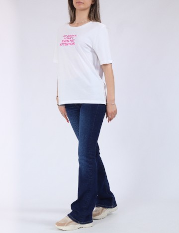 Tricou Only, alb