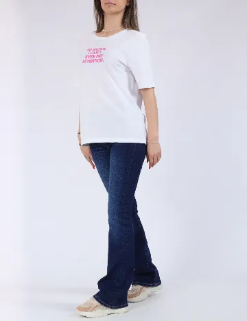 Tricou Only, alb