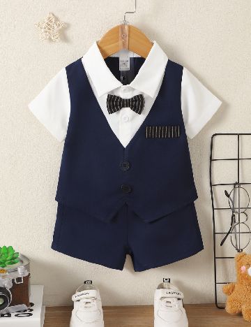 Compleu Shein Kids, albastru