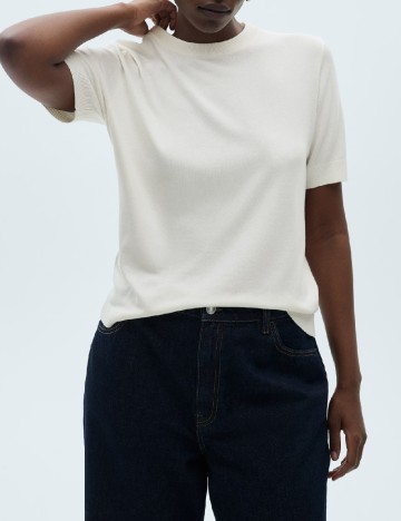 Bluza Mango, ecru