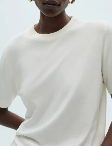Bluza Mango, ecru