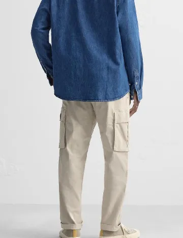 Pantaloni Zara, bej