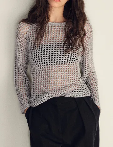 Bluza Mango, gri