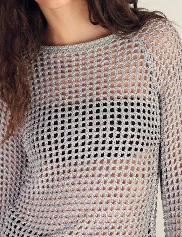 Bluza Mango, gri