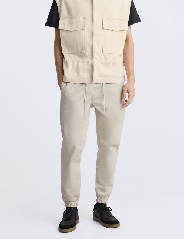 Pantaloni Zara, bej