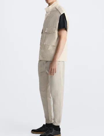 Pantaloni Zara, bej
