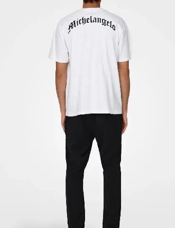 Tricou Only, alb
