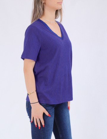 Tricou Only, albastru