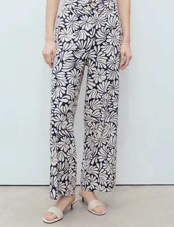 Pantaloni Mango, bleumarin