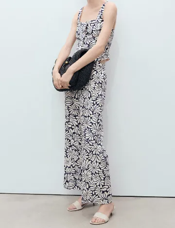 Pantaloni Mango, bleumarin