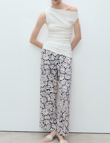 Pantaloni Mango, bleumarin