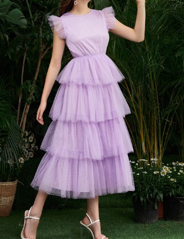 Rochie lunga SHEIN, mov